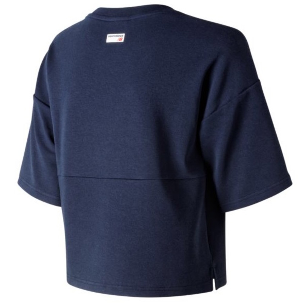NWOT New Balance Athletics Crop Jersey Top - Picture 3 of 7